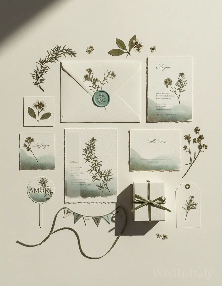 Erbario — Costa Smeralda wedding kit