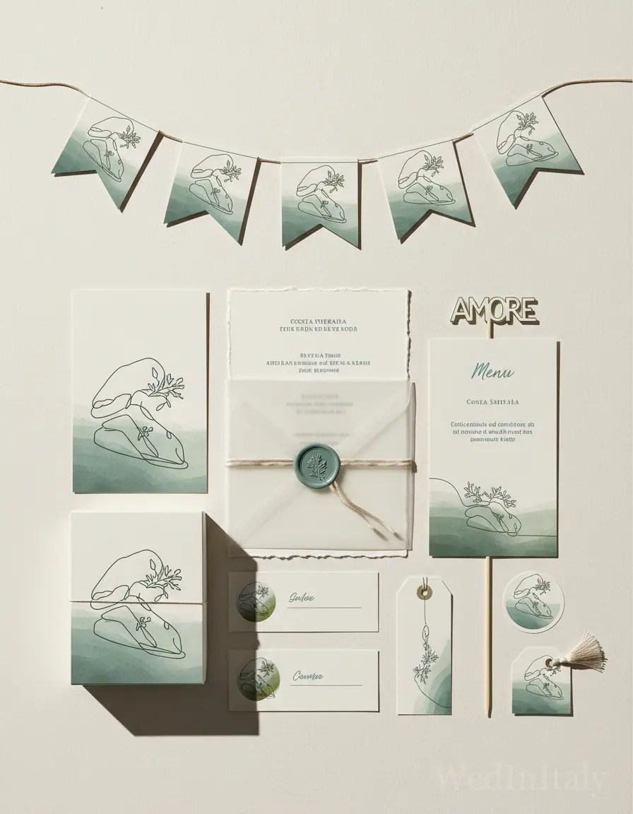 Monolinea — Costa Smeralda wedding kit