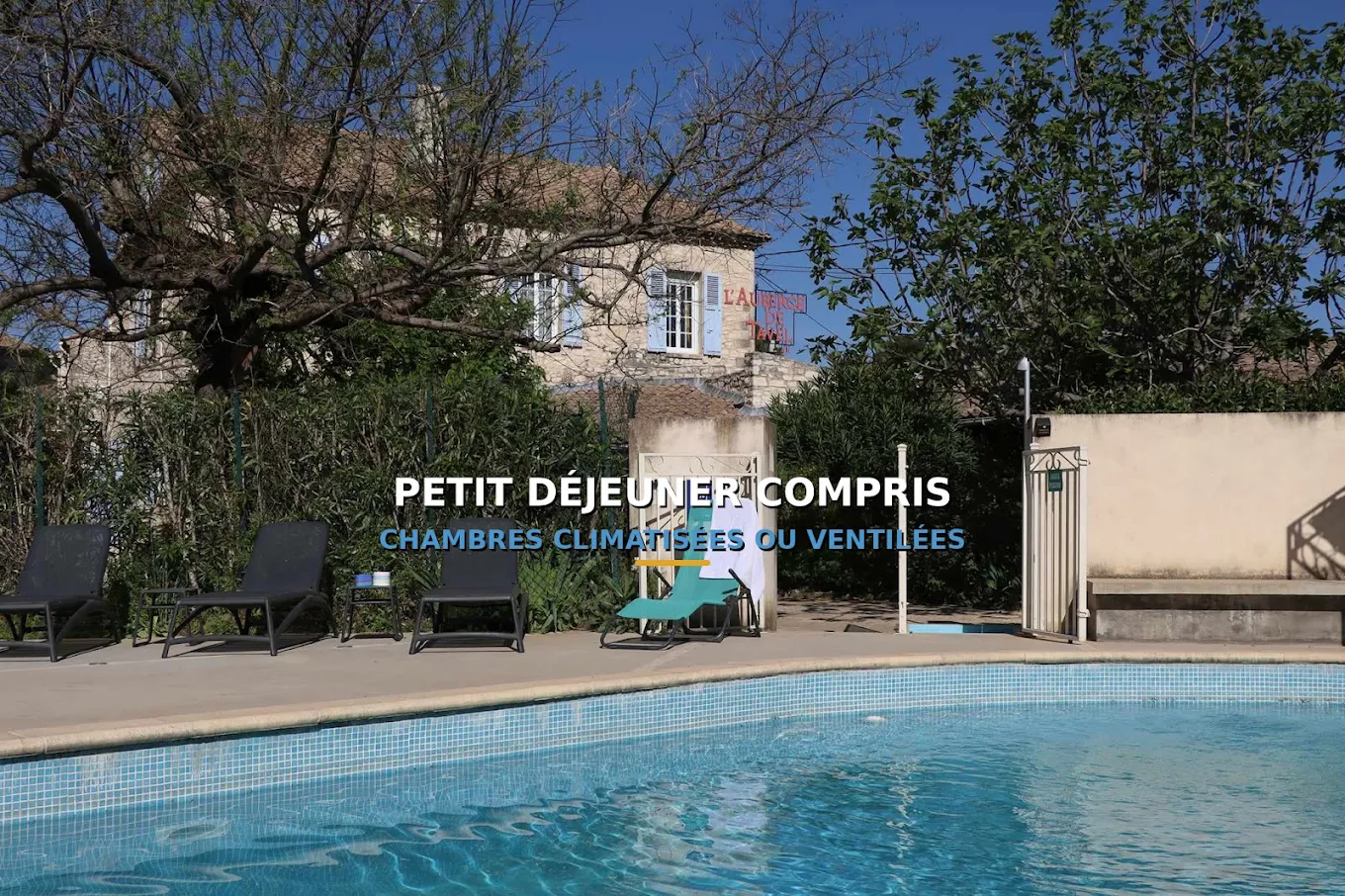Auberge de Tavel – Hôtel de charme avec piscine au cœur des vignobles : photo 4 de l’hébergement