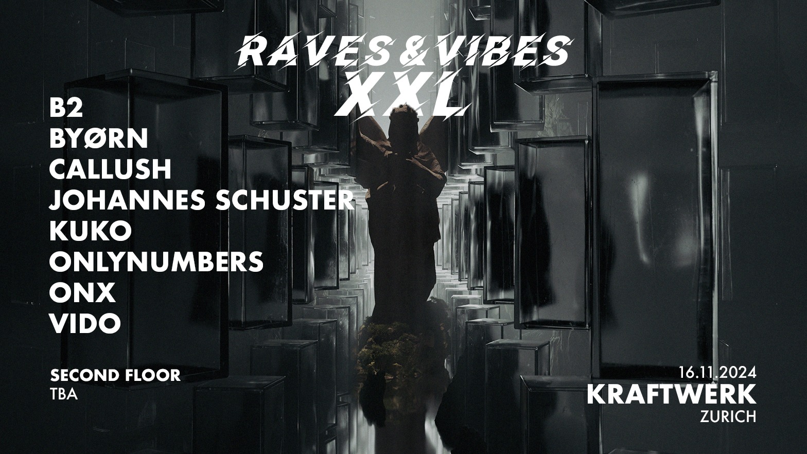 XXL RAVE NIGHT - Raves and Vibes at Kraftwerk Zurich | Zürich | 16.11.2024