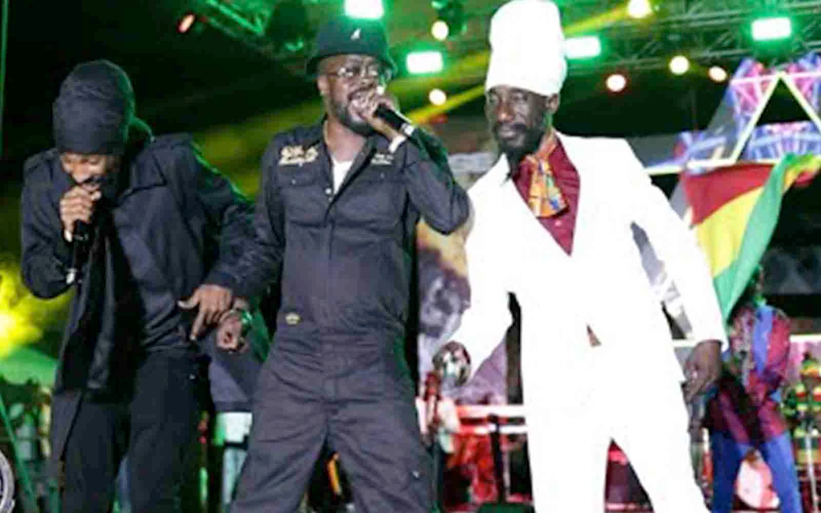 Sizzla, Beenie Man & Spragga Benz Shell down ! Rise to the Occasion in jamaica 
