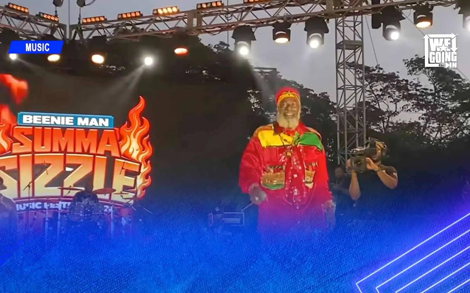 Capleton Step Out N Shut Down Beenieman Summa Sizzle Show, Live Performance, Clarendon