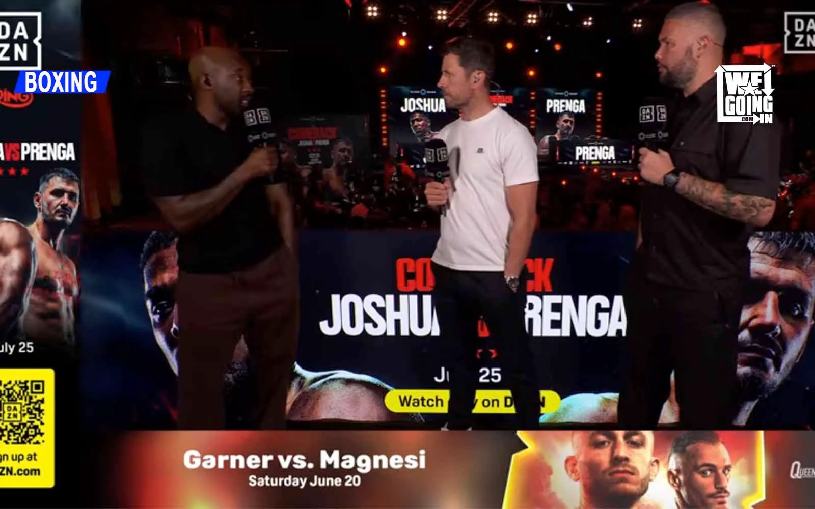 ANTHONY JOSHUA VS. KRISTIAN PRENGA LAUNCH PRESS CONFERENCE LIVESTREAM