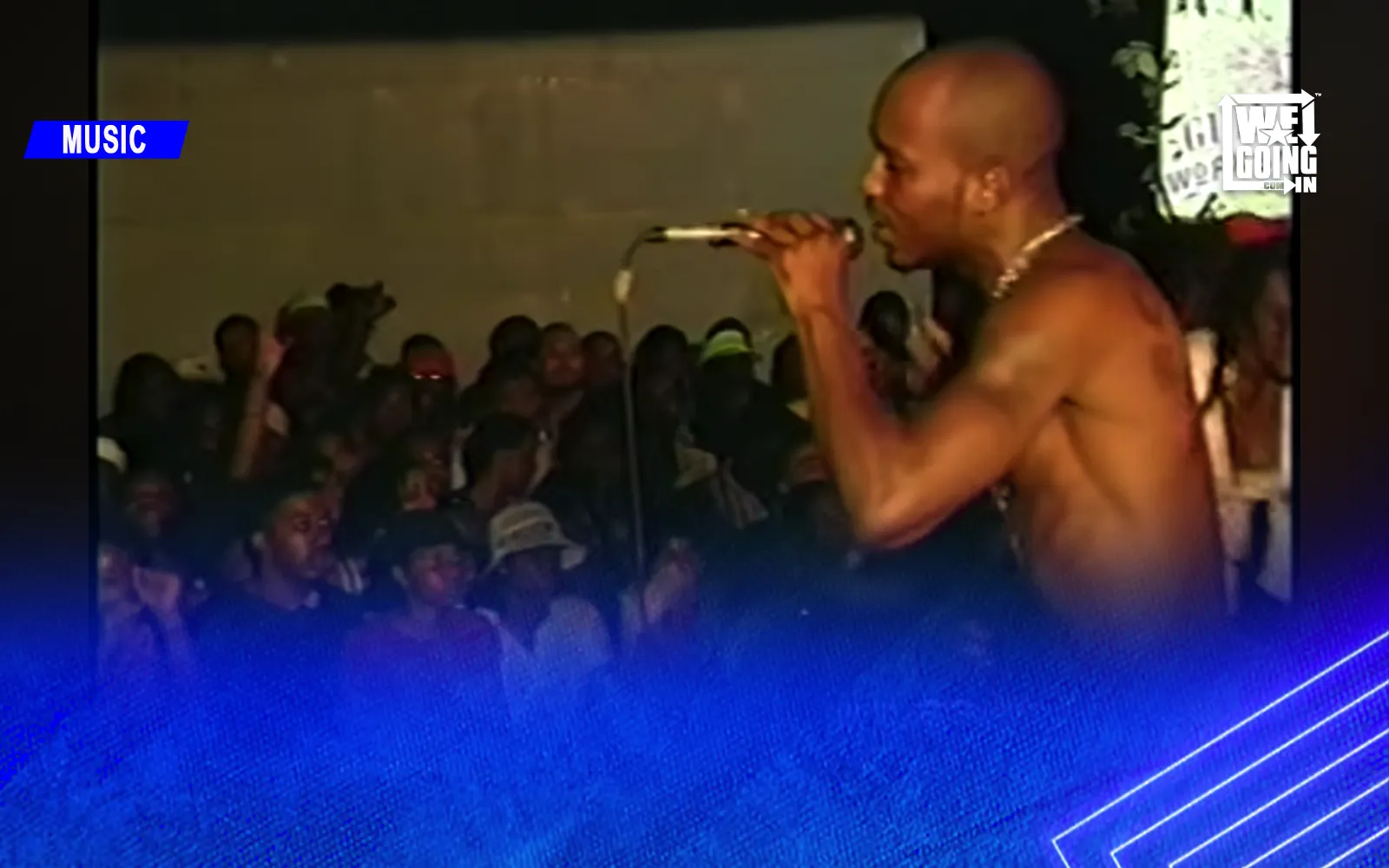 Rare footage of artist DMX in Jamaica,WI at Fully Loaded concert with Video Music Box
