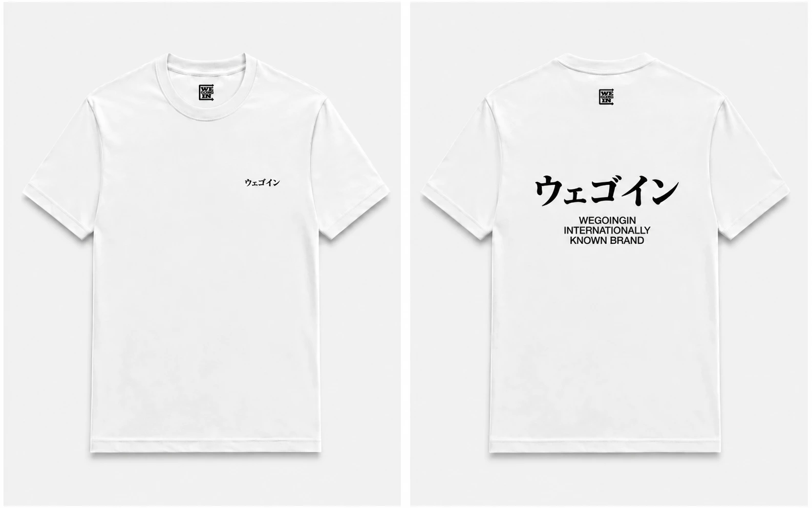 WGI Japanese Edition T-Shirt White & Black