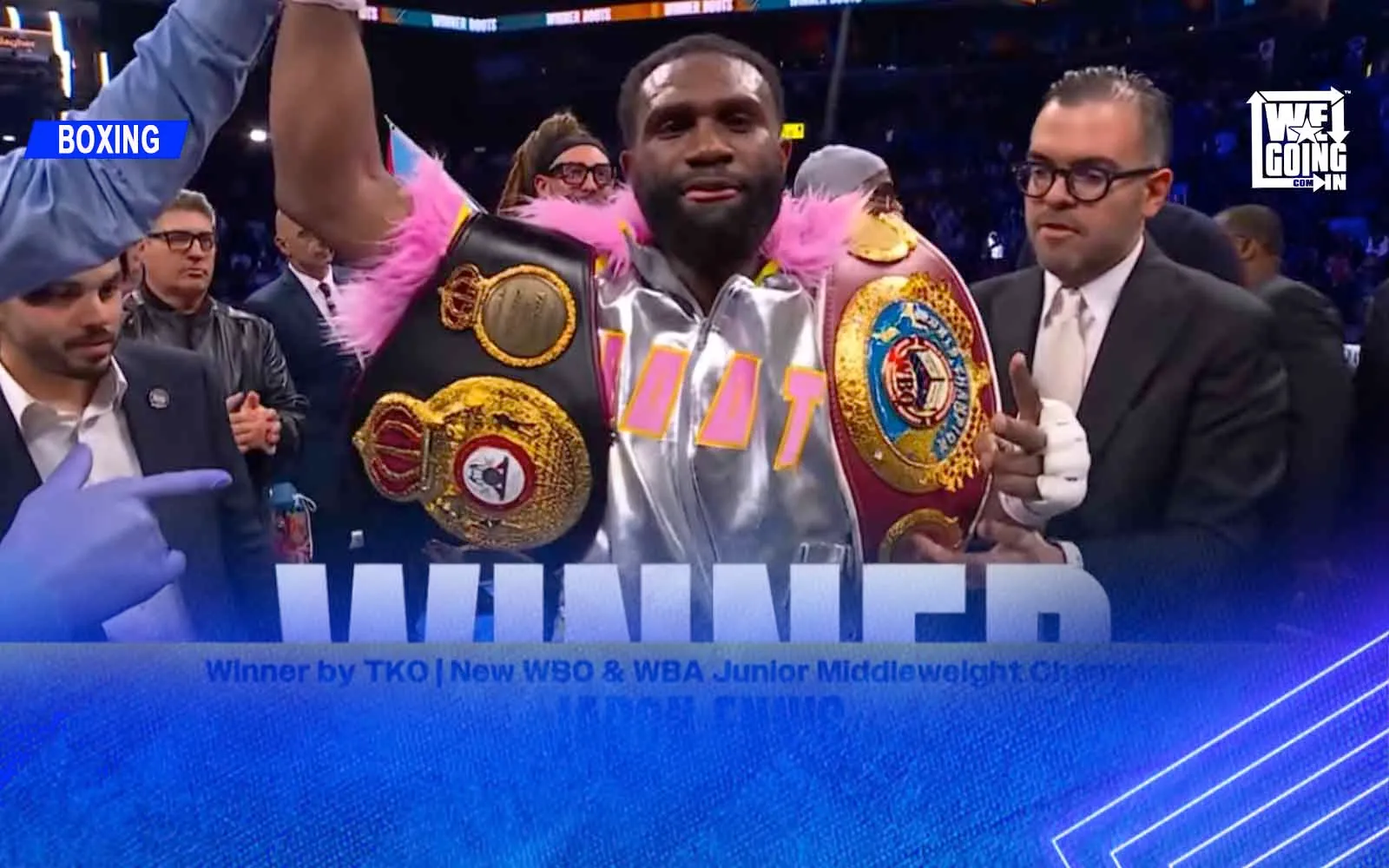 Jaron Boots Ennis Stops Xander Zayas In 7th Round | Matchroom Boxing