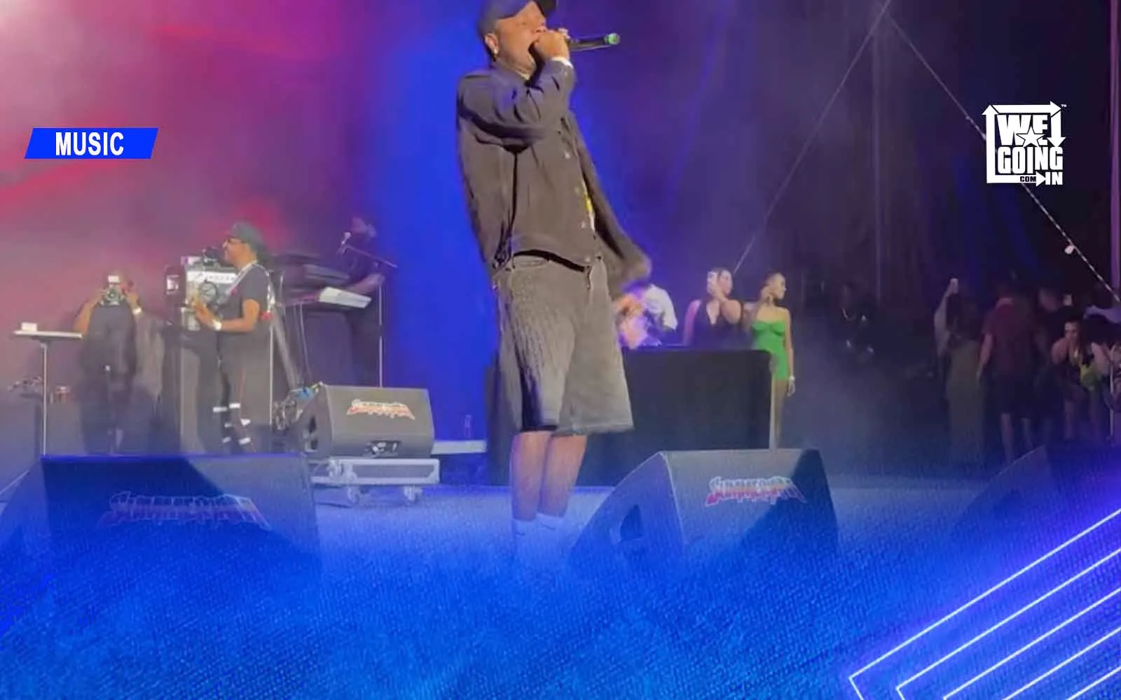 Masicka make his Debut at Summer jam Festival with an energetic performance.