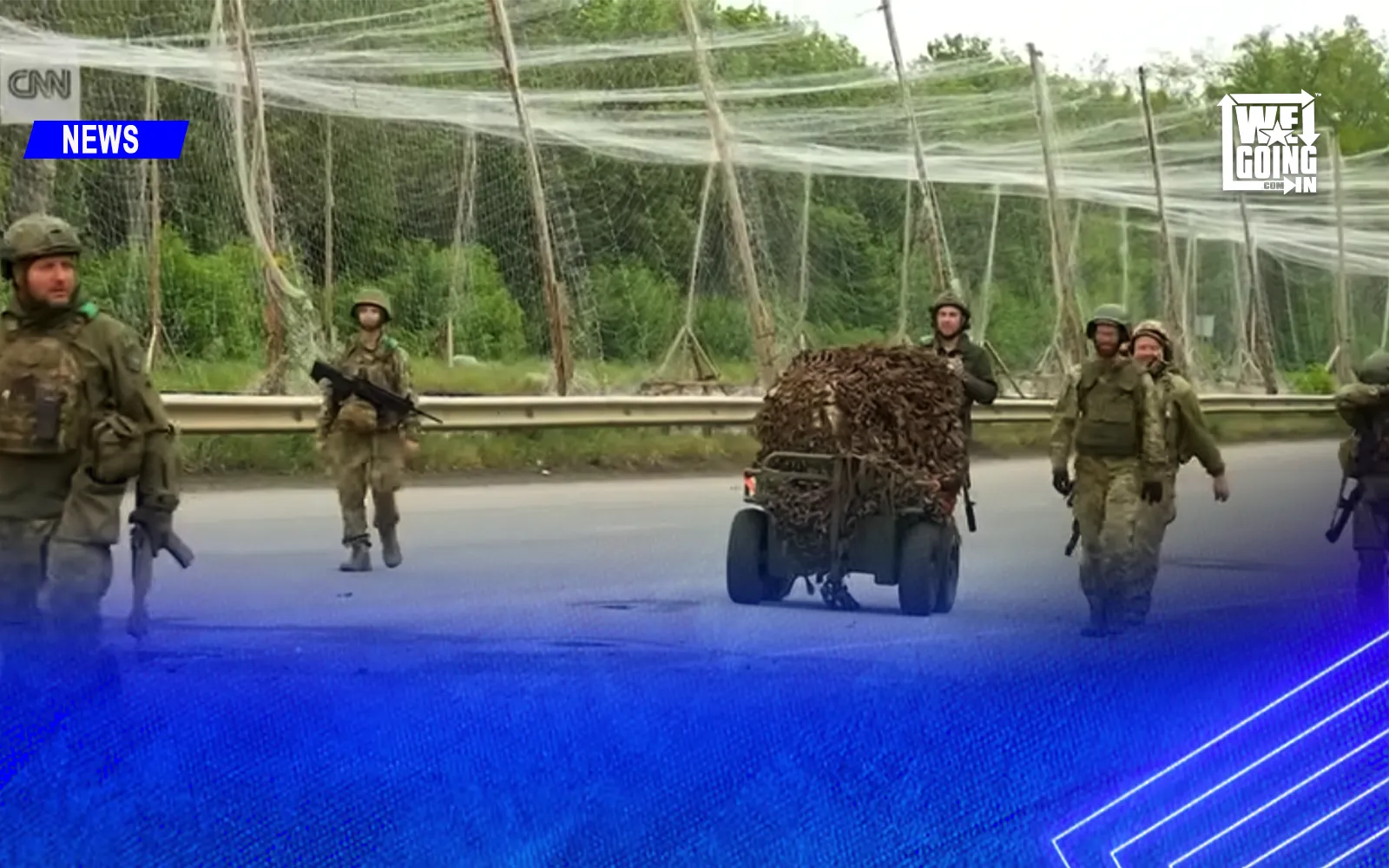 Russian drones attack CNN 14x at Ukraine's 'Road of Life'