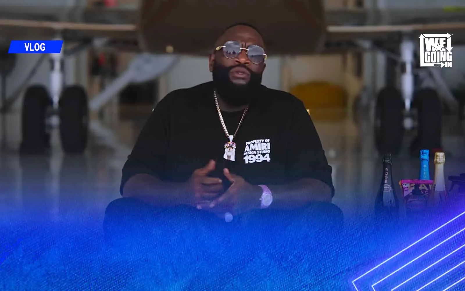 Rick Ross Shows Off $50 Million Private Jet Hangar, BMX Bikes, Arcade and Classic Cars | On Display
