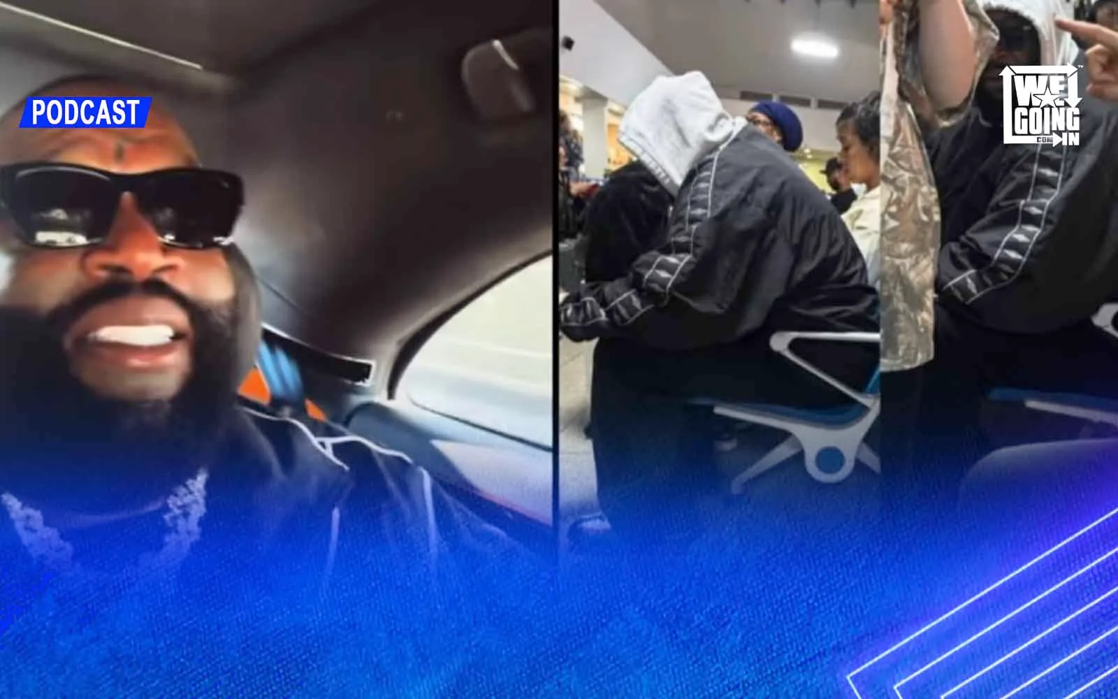 Rick Ross RESPONDS To Being CAUGHT HIDING & Flying Commercial In AIRPORT “My JET WIFI WAS