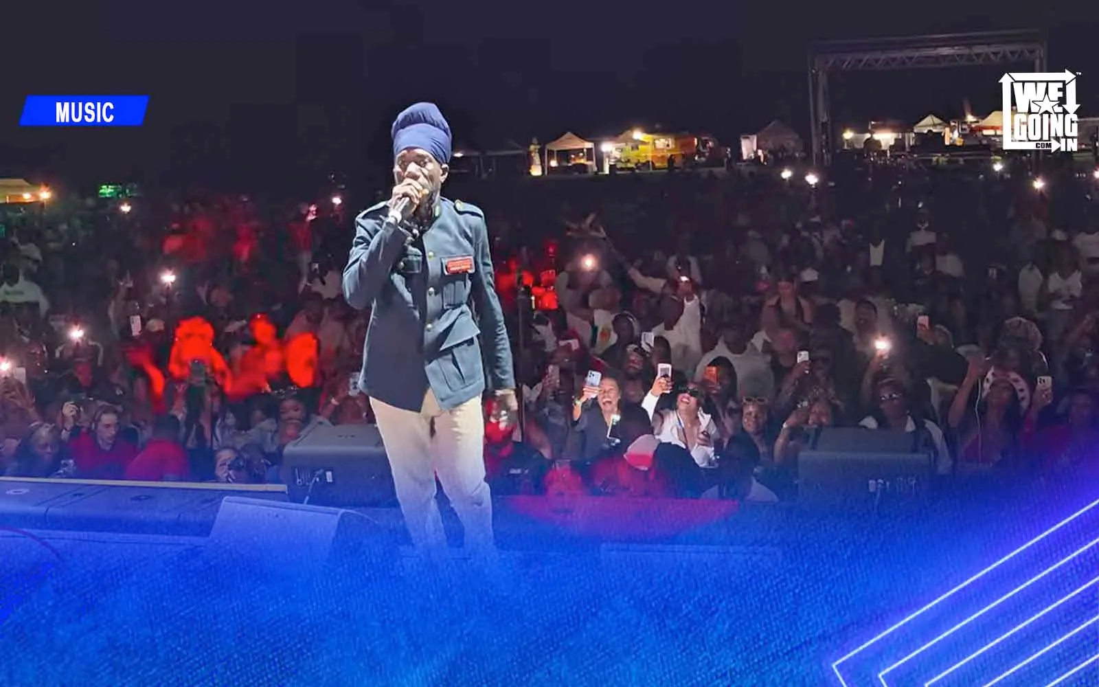 Sizzla Kalonji Shutdown Oasis Music Festival 🇨🇦 & Rough up the band