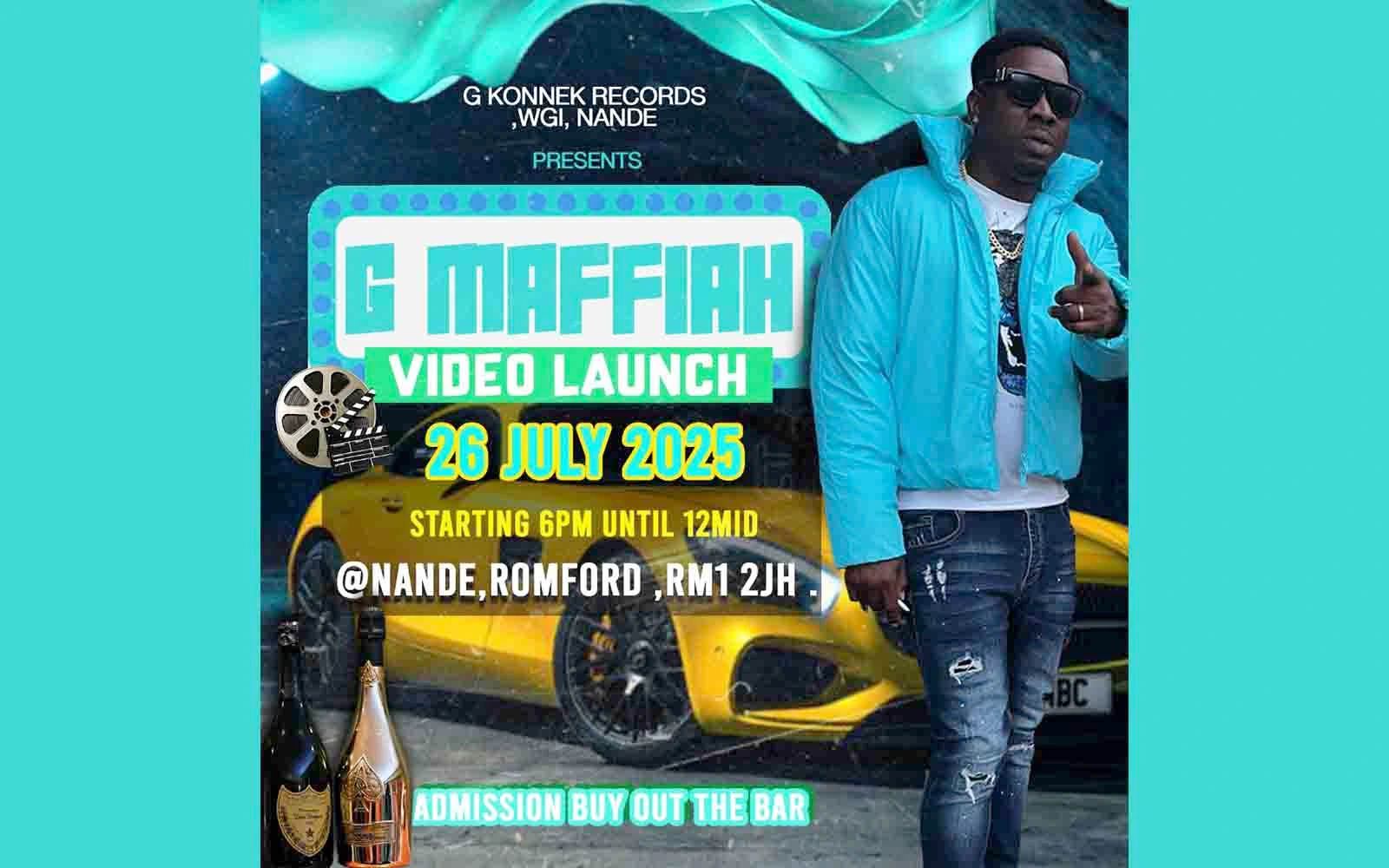 G MAFFIAH VIDEO LAUNCH