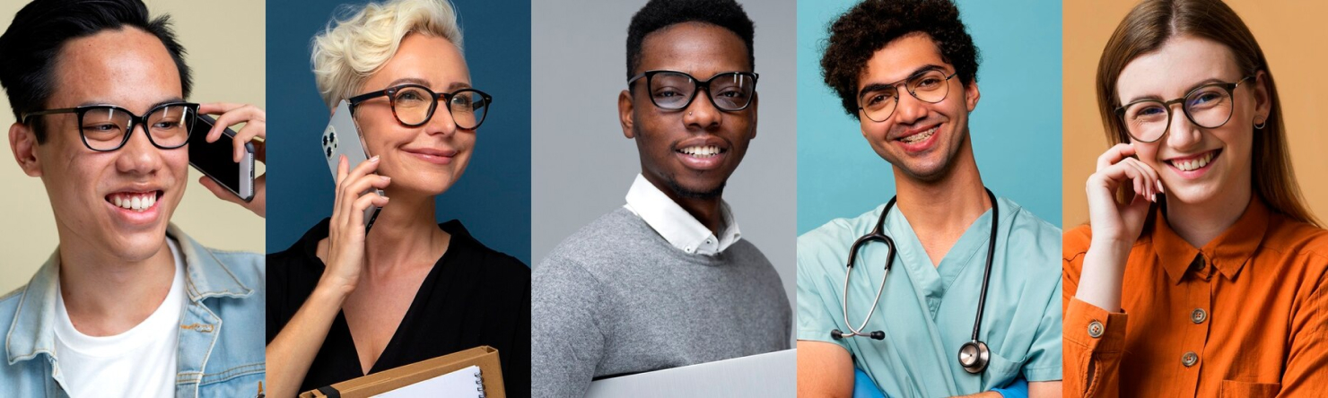 People with many different jobs