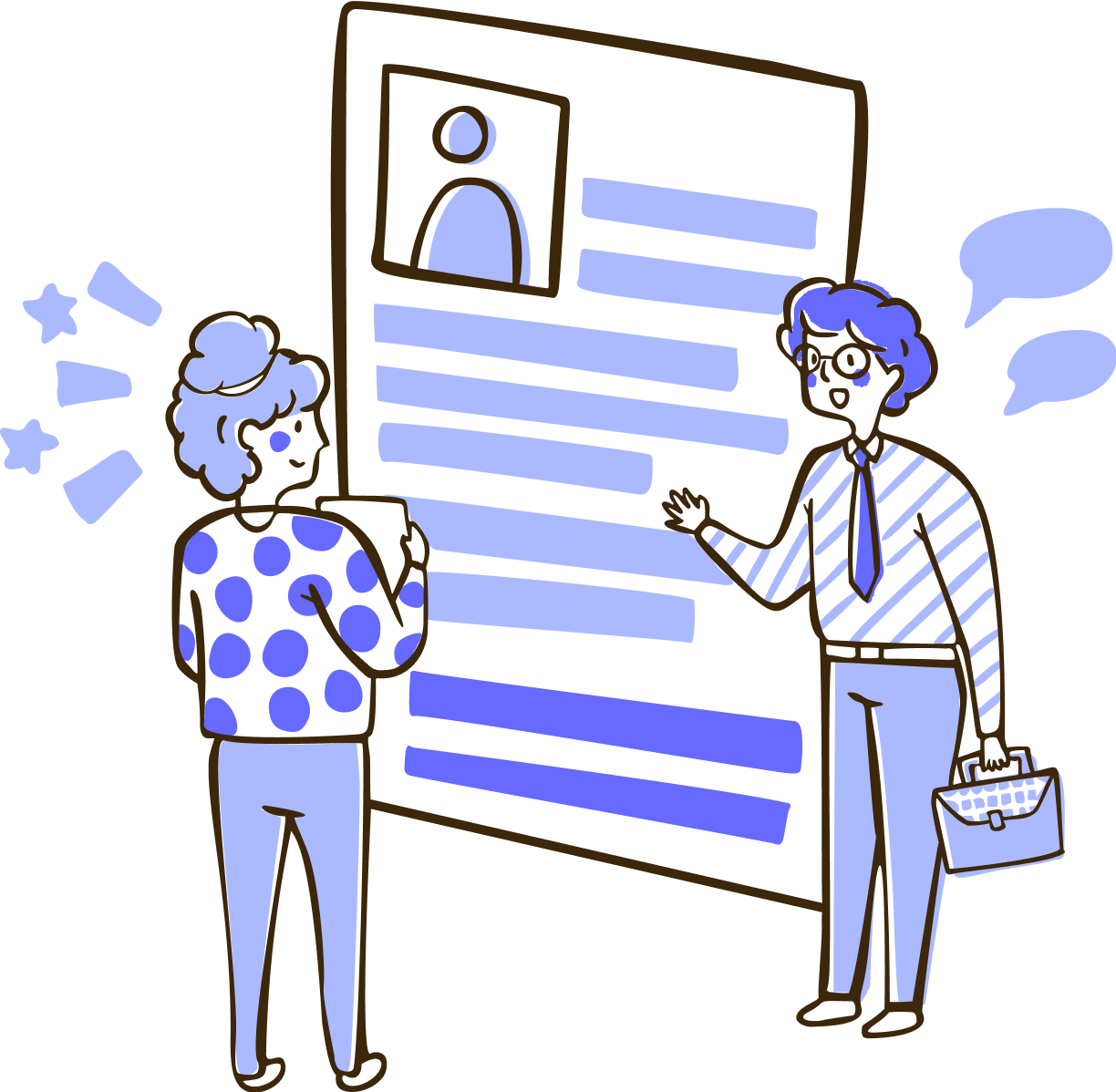 Two people shaking hands with a contract in the background
