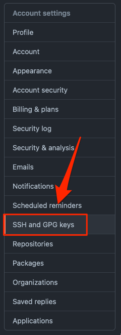 SSH and GPG keys