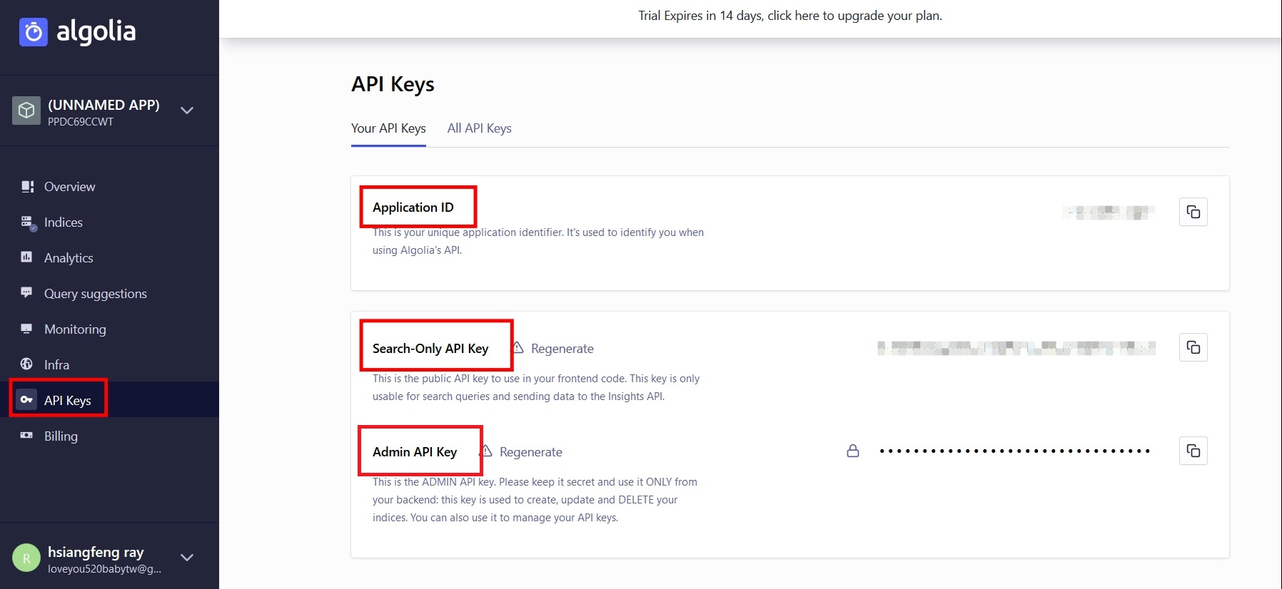 API Keys