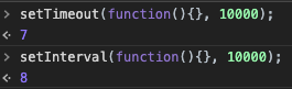 setTimeout&setInterval