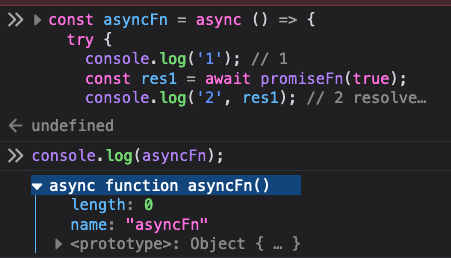 async function