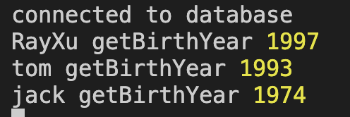 getBirthYear