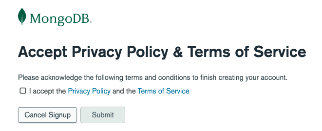 Accept Privacy Policy & Terms of Service