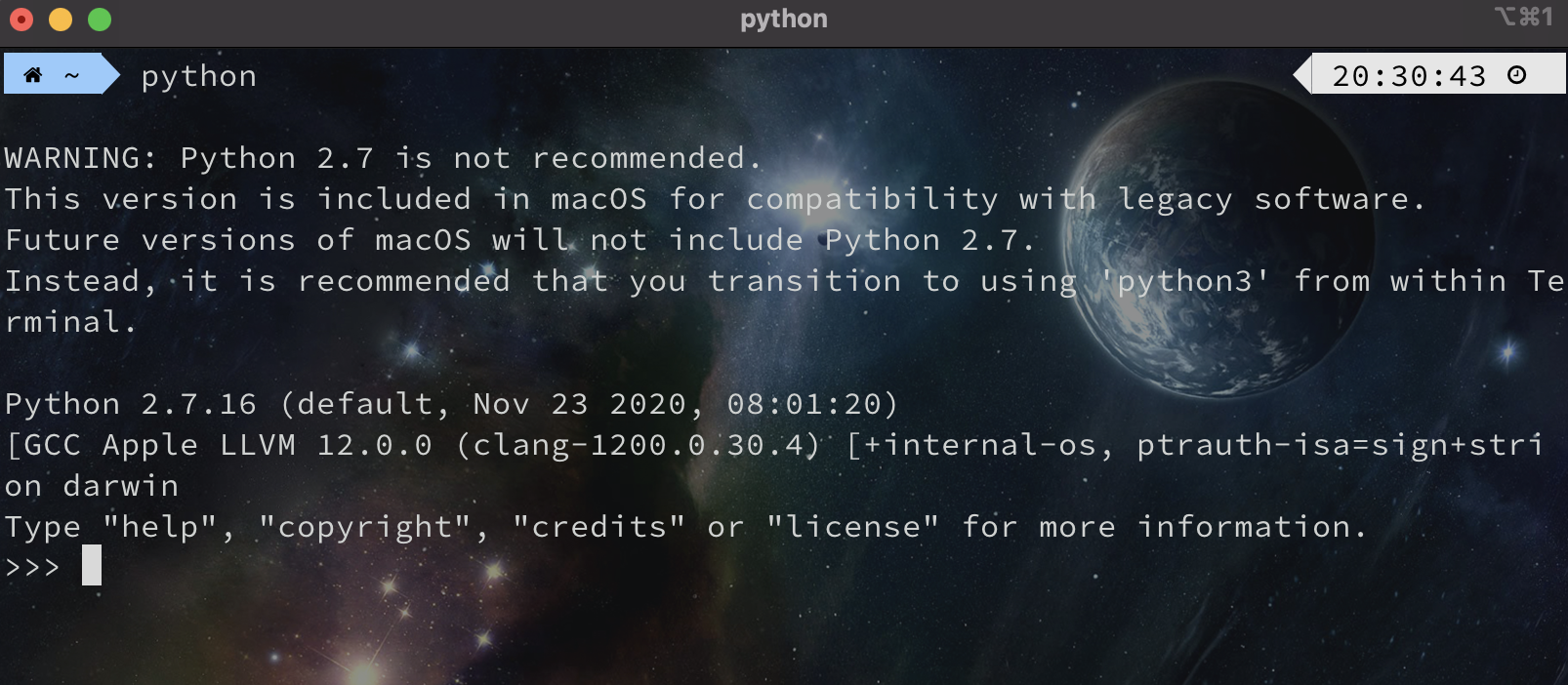 Python 輸入模式