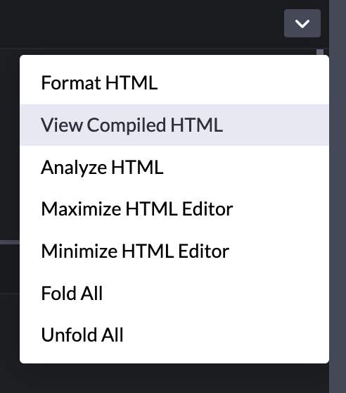 View Compiled HTML