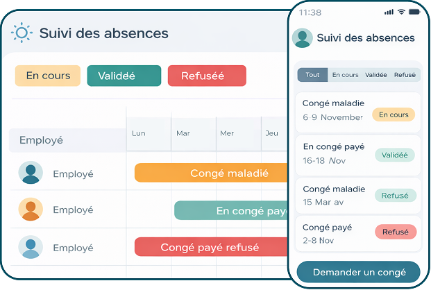 Gérez les absences et congés sans confusion