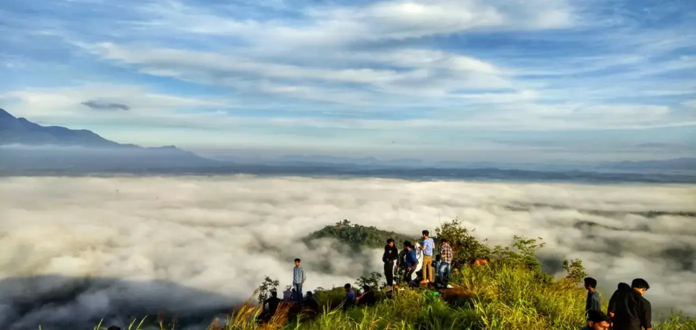 Sunrise view from Kurumbalakotta Hills view point, Wayanad