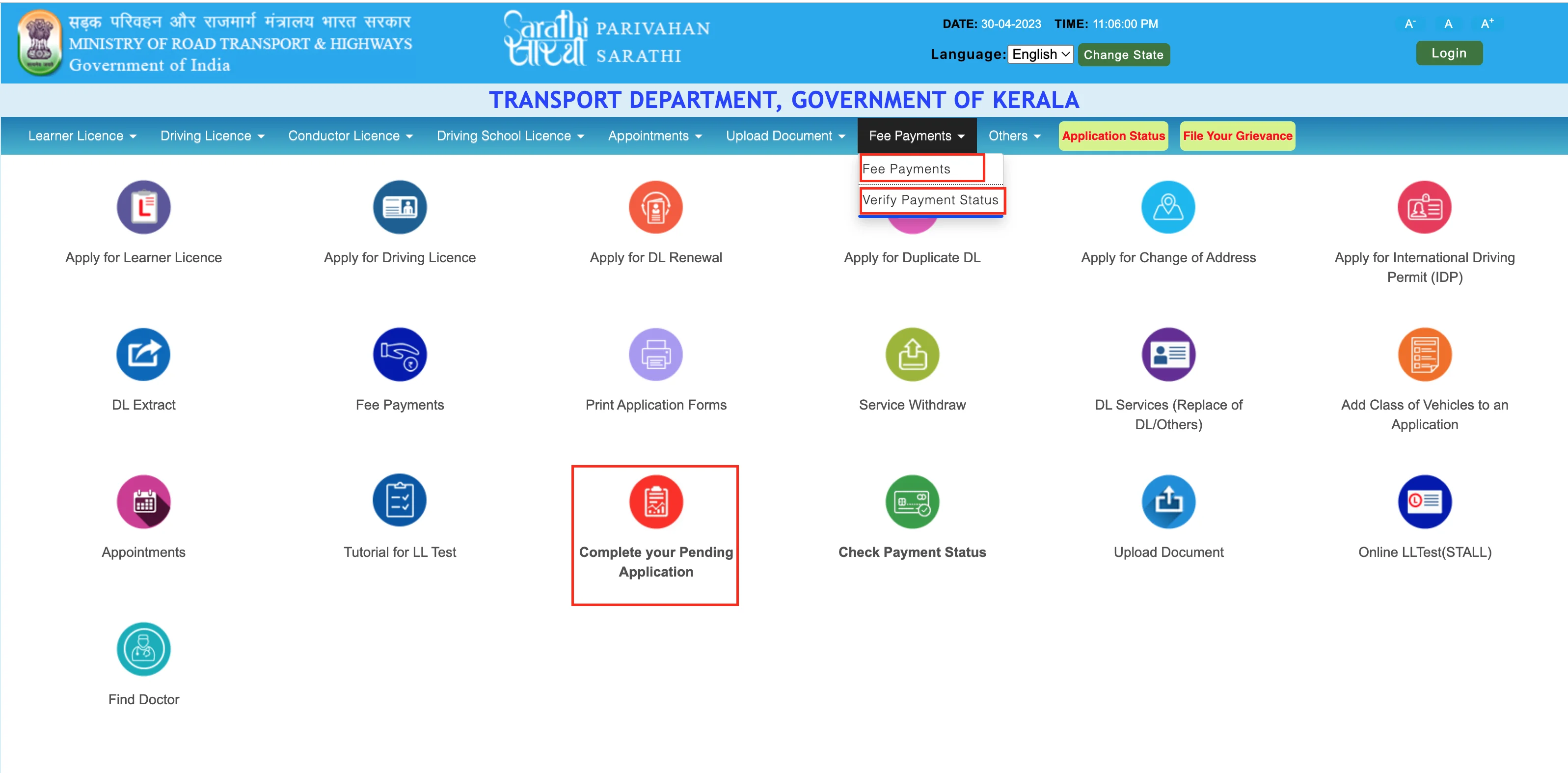 Kerala new smart license card online - Whatnewtrends