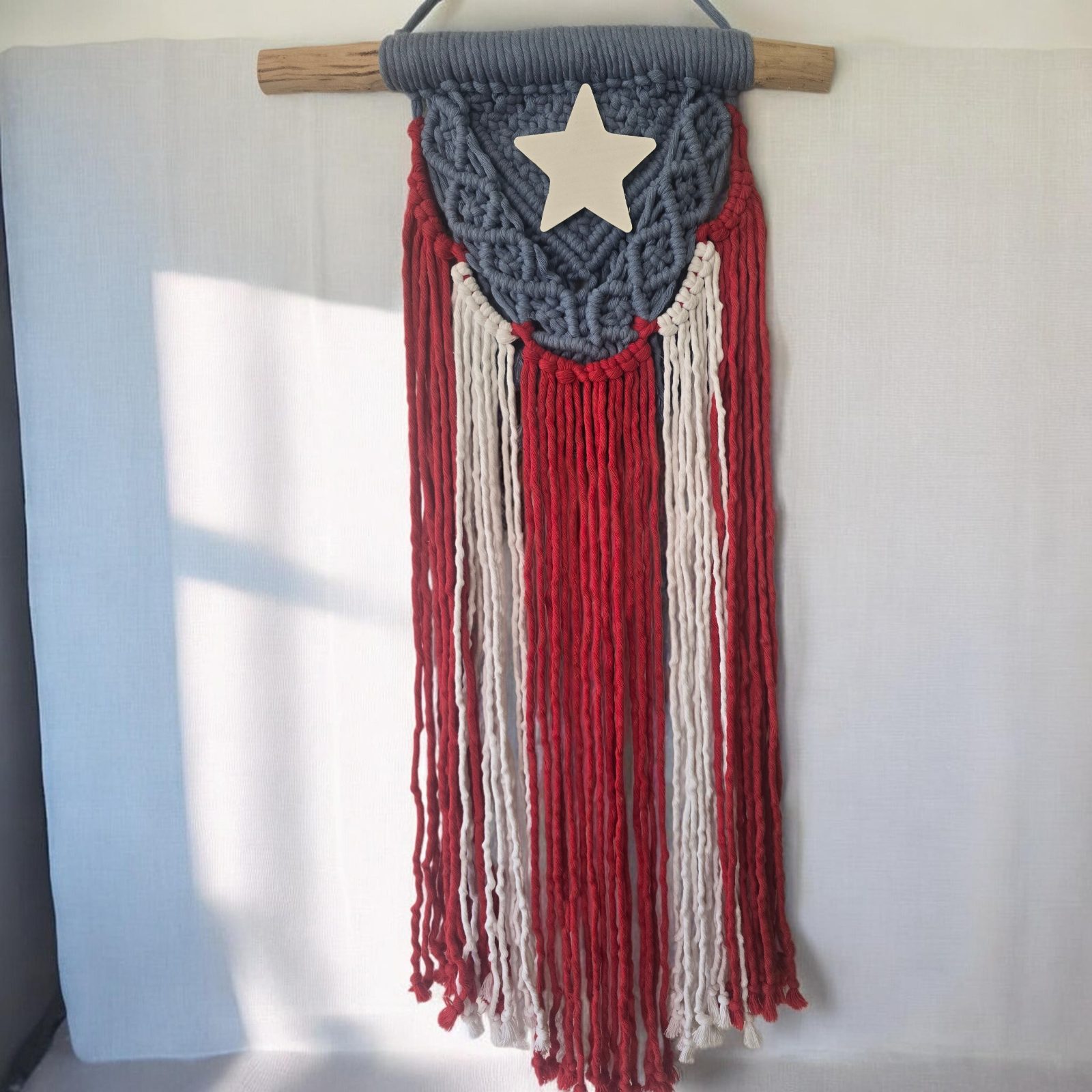 Bandera De Puerto Rico Artesanal  2