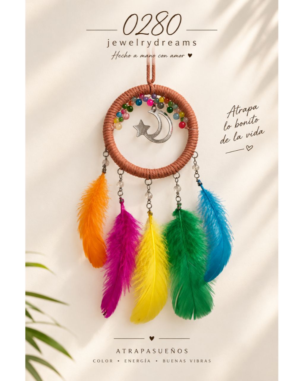 Atrapasueños con plumas solo 1 disponible 
