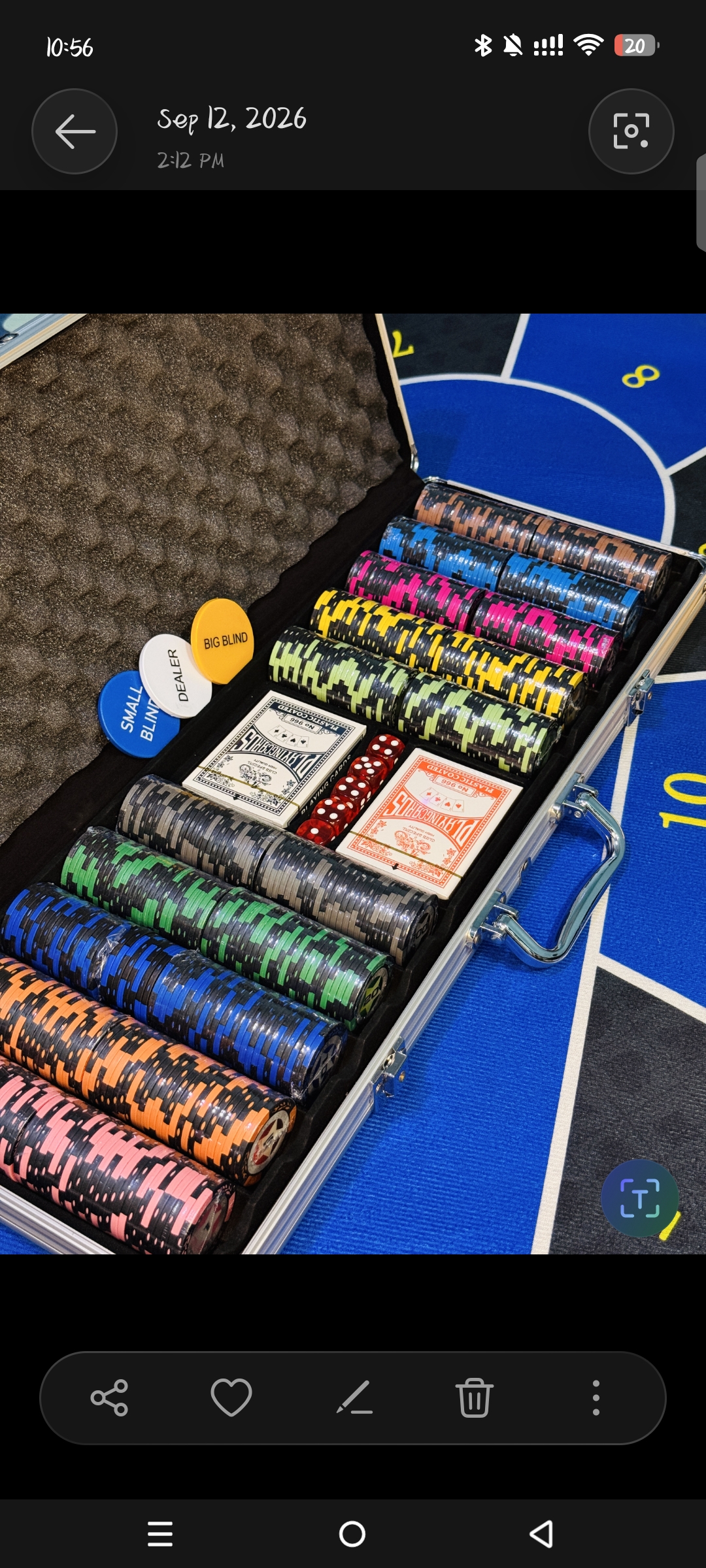 Texas Star Clay-Composite Poker Chips - Image 1
