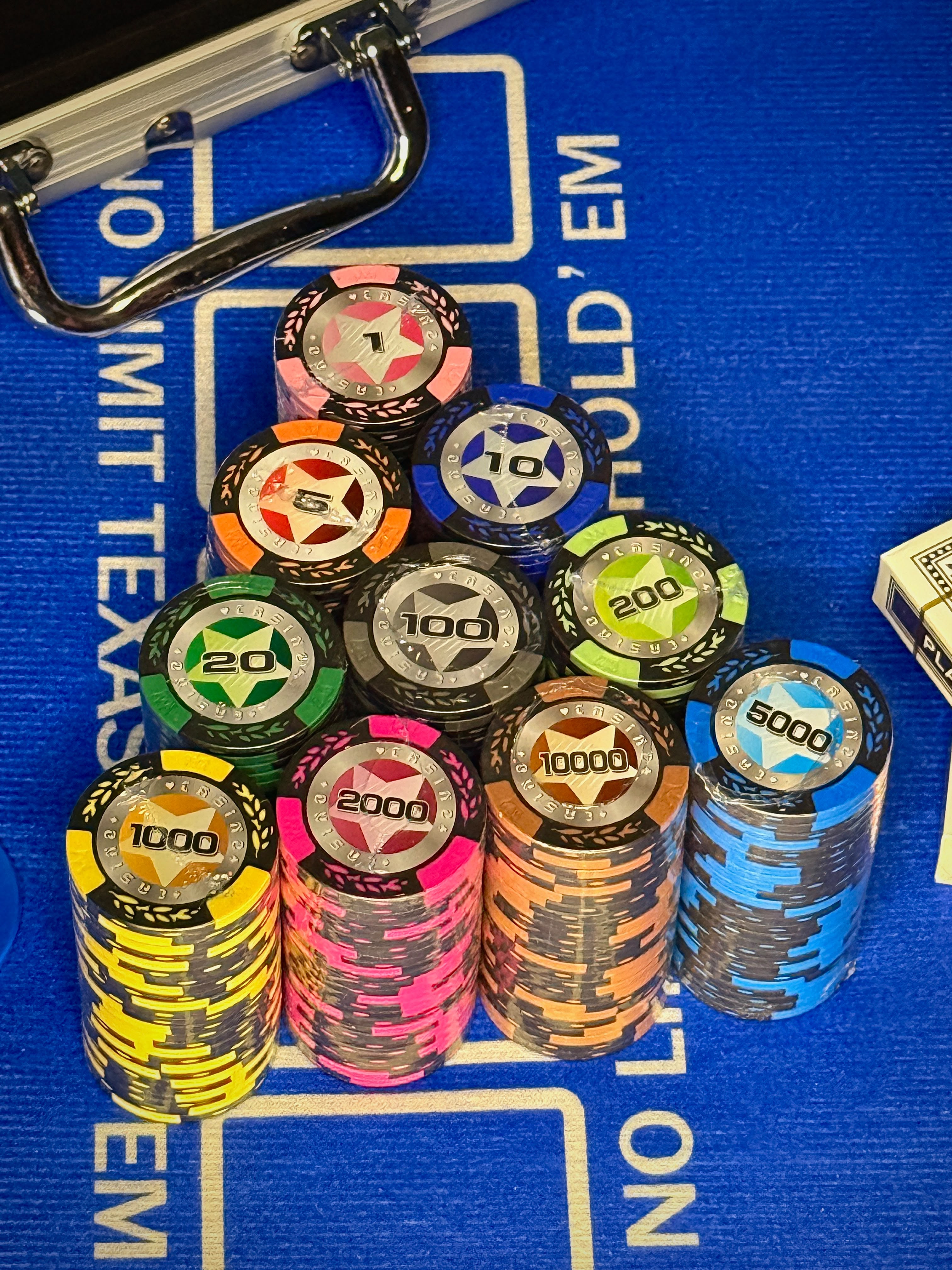 Texas Star Clay-Composite Poker Chips 2