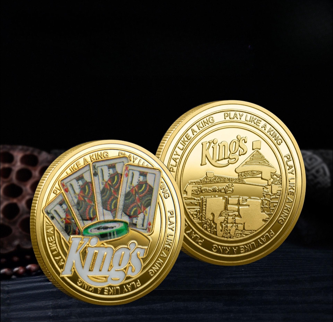 Metal Poker-Themed Metal Coins 2