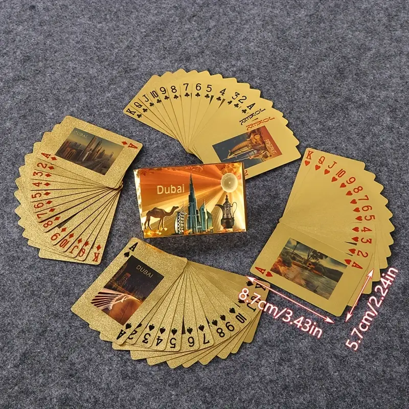 Luxury Foil Plastic Playing Cards 2