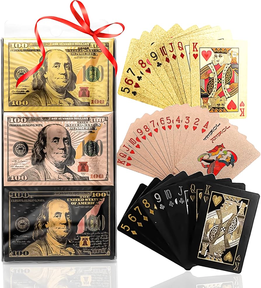 Luxury Foil Plastic Playing Cards 3