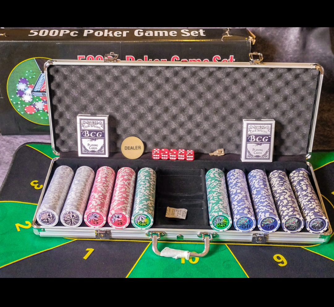 Holographic - 500 Poker Chips Briefcase 4