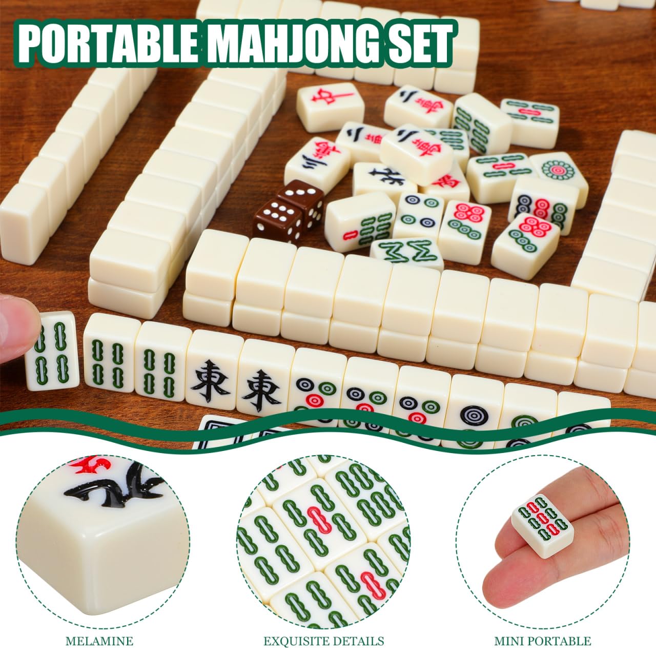 Chinese Mahjong - Travel Set 3