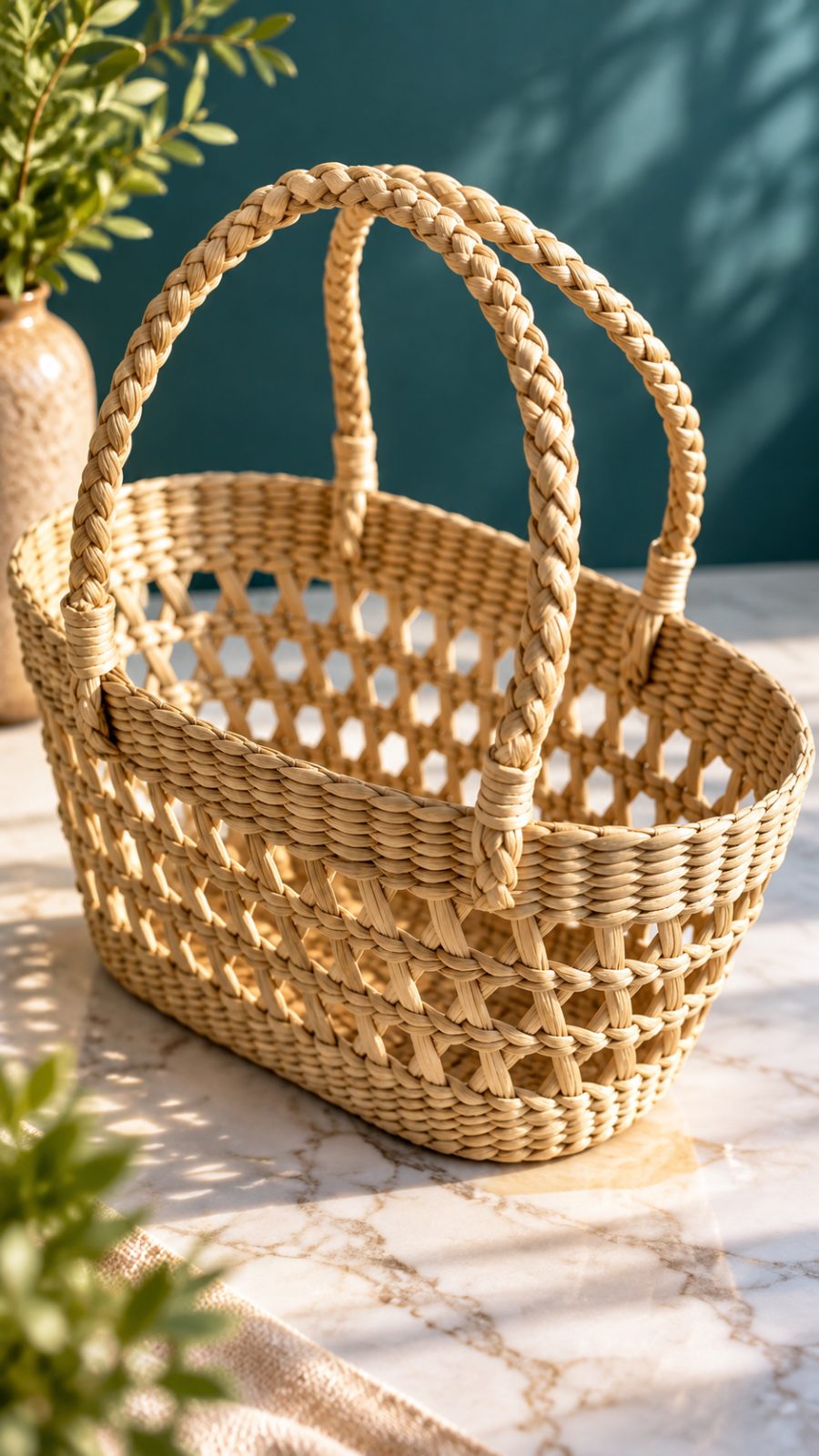 Handwoven Natural Tote Bag 2