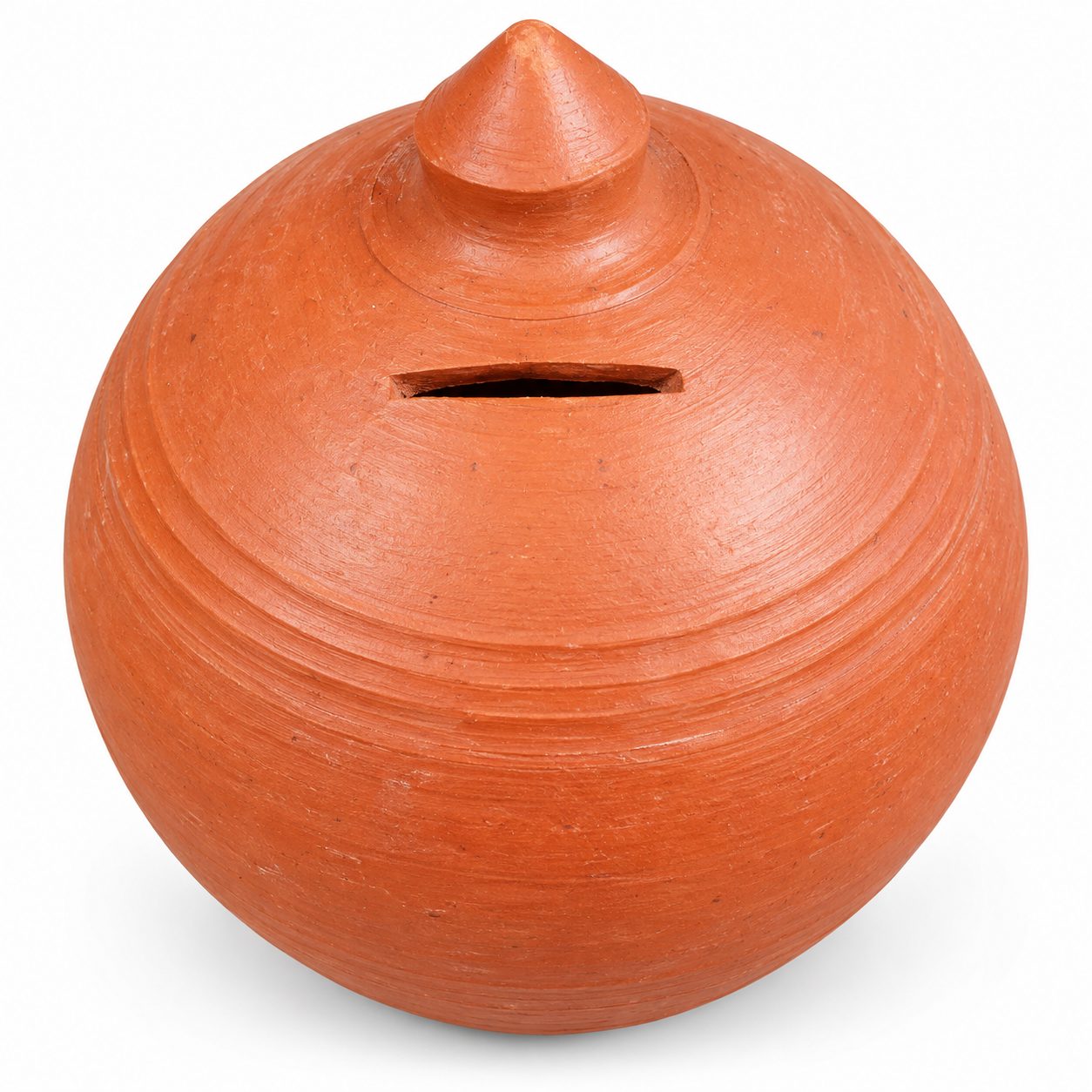 Traditional Terracotta Clay Piggy Bank | Handmade Earthen Money Saving Pot 2