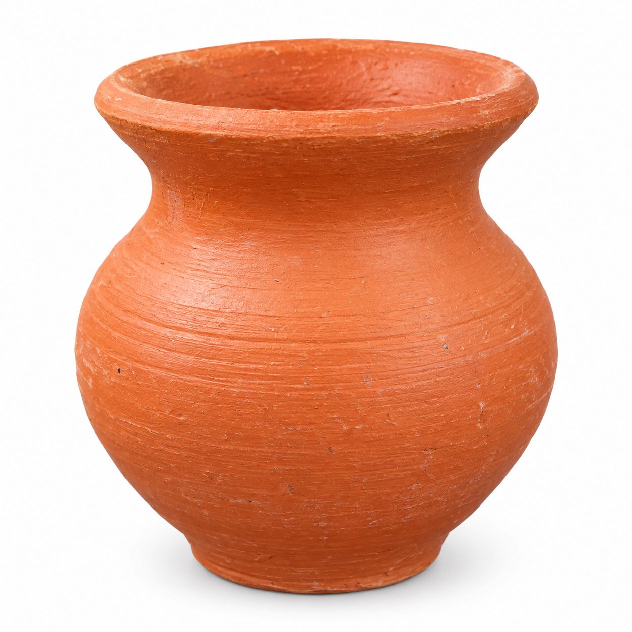 Set of 6 Small Handmade Terracotta Clay Pots