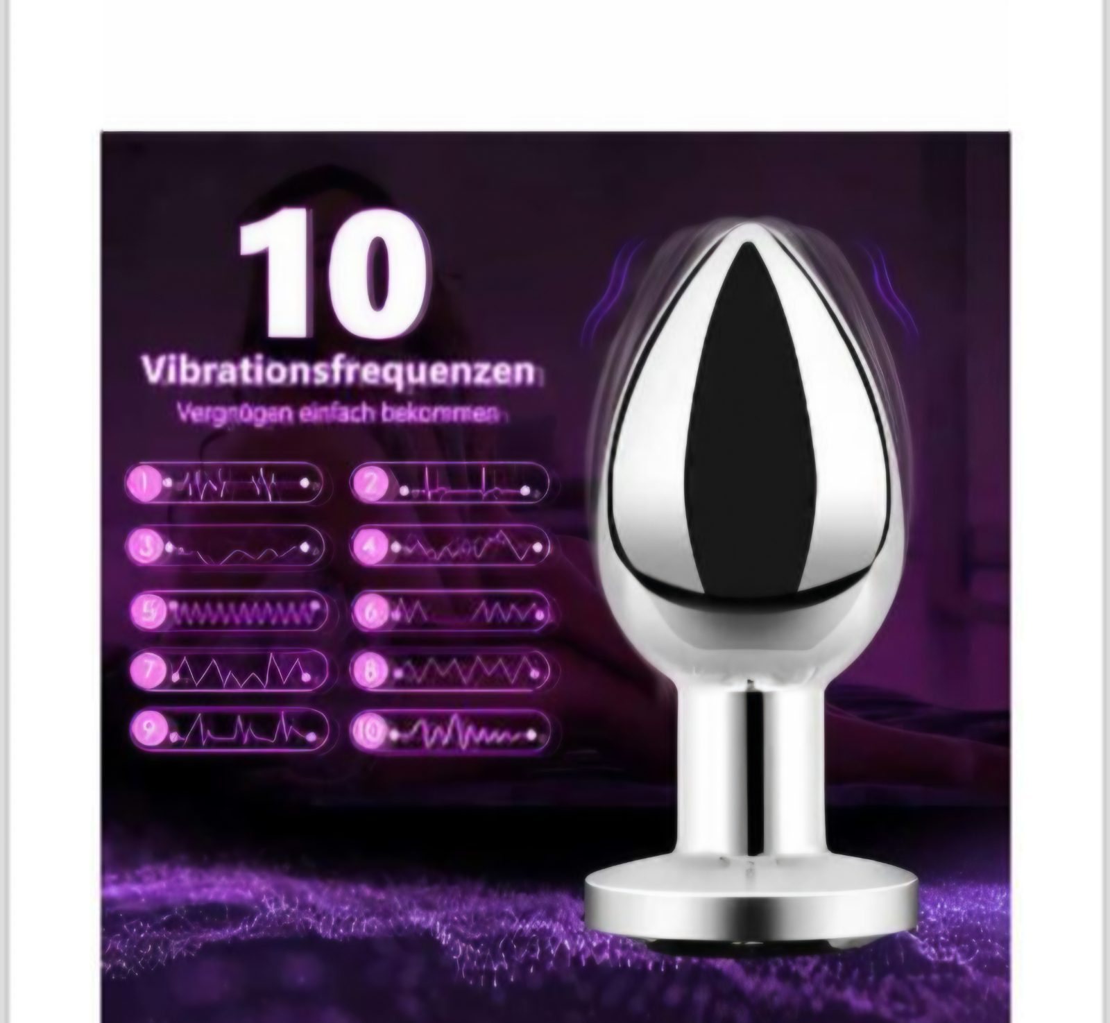 Butt plug vibrator 
