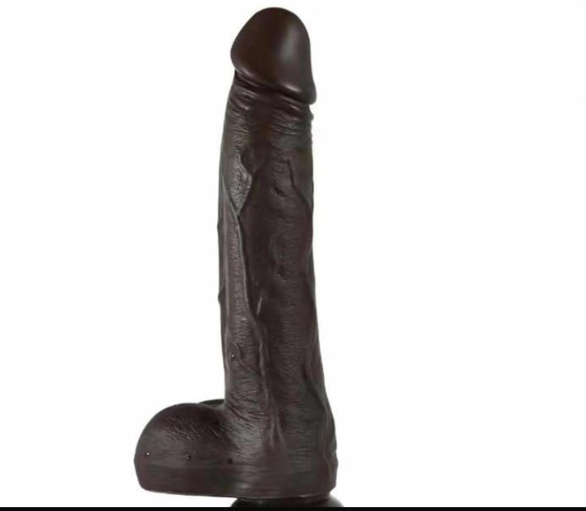 Black dildo flexible 