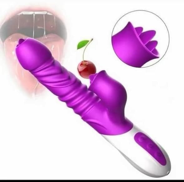 Licking vibrator 