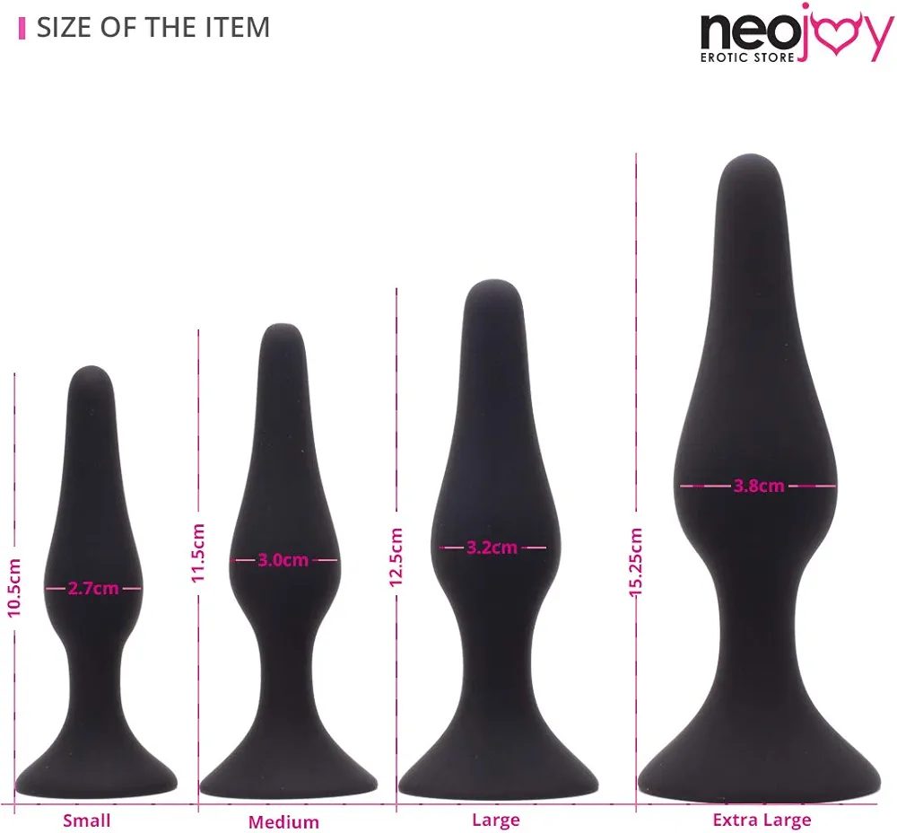 Silicone butt plugs 