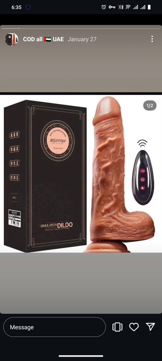 Dildo thursting with remote 