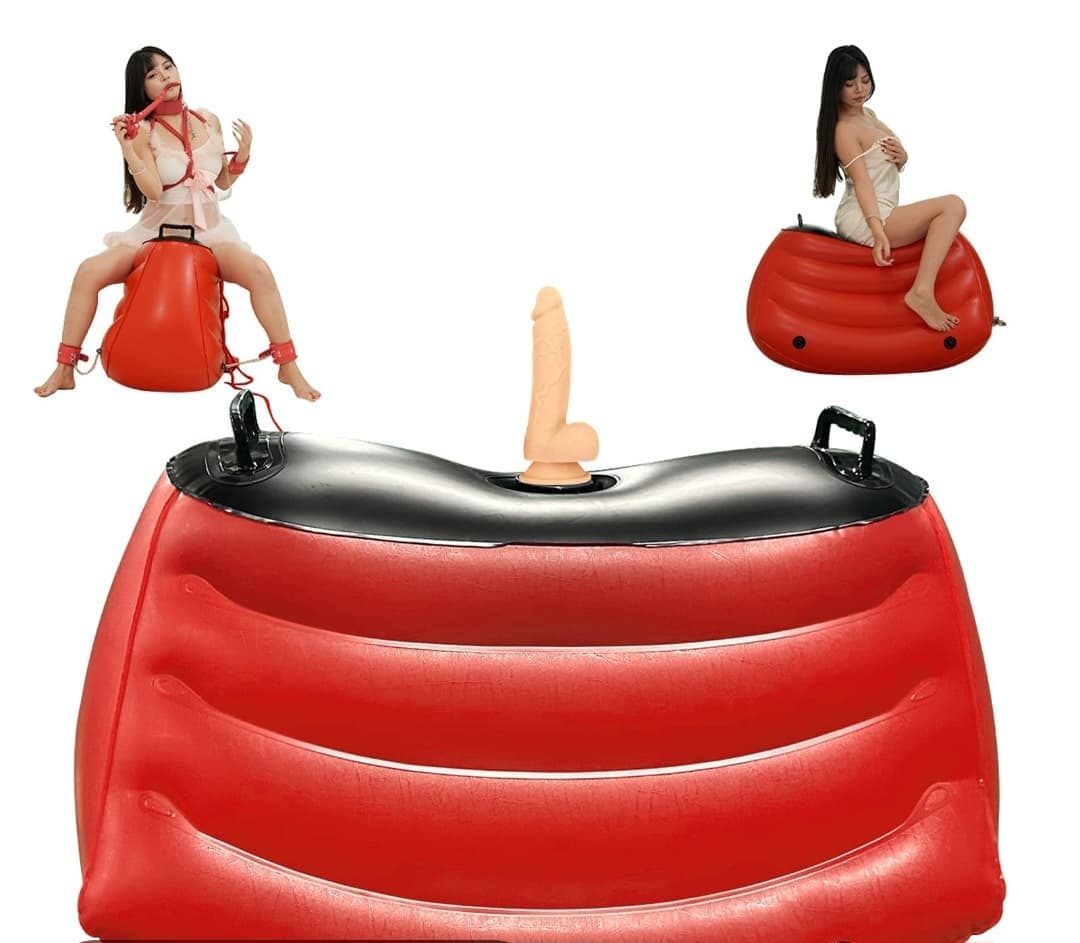 Dildo with air sofa 