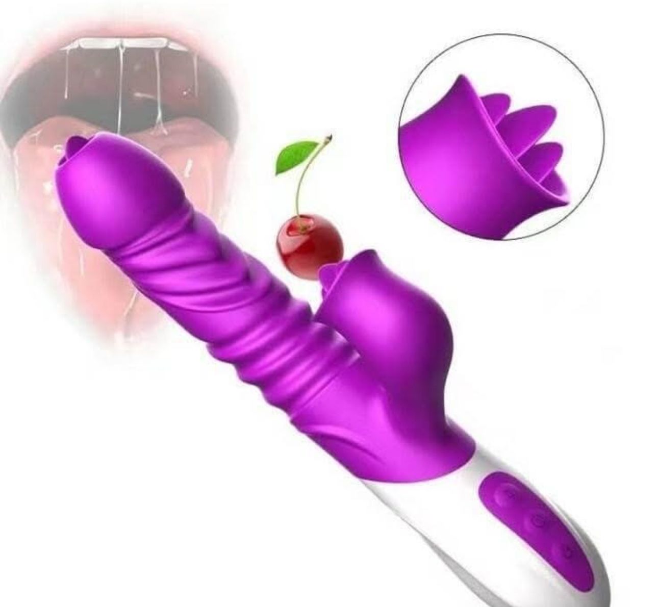 Licking vibrator 
