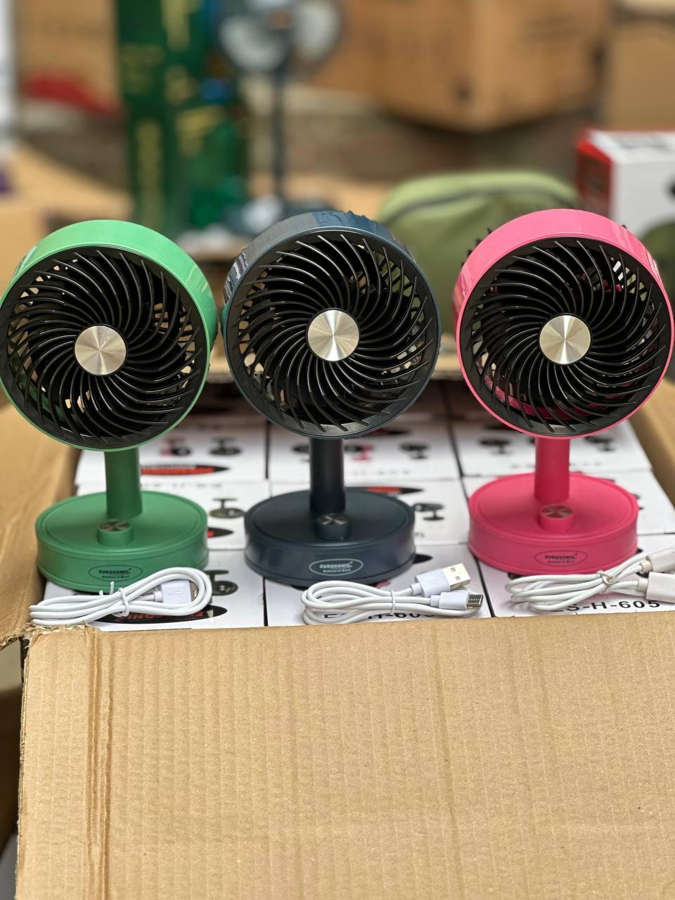 ES H-605 Rechargeable Desktop Fan
