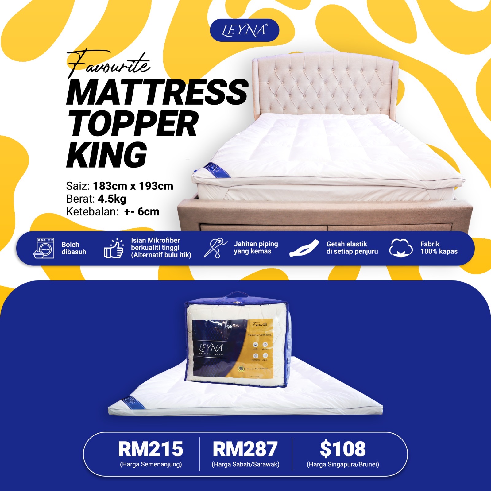 Matress Topper King